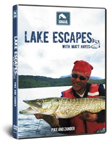 DVD case with a man holding a large fish, titled "Lake Escapes with Matt Hayes".