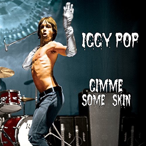 Iggy Pop music CD cover featuring shirtless man performing with microphone.