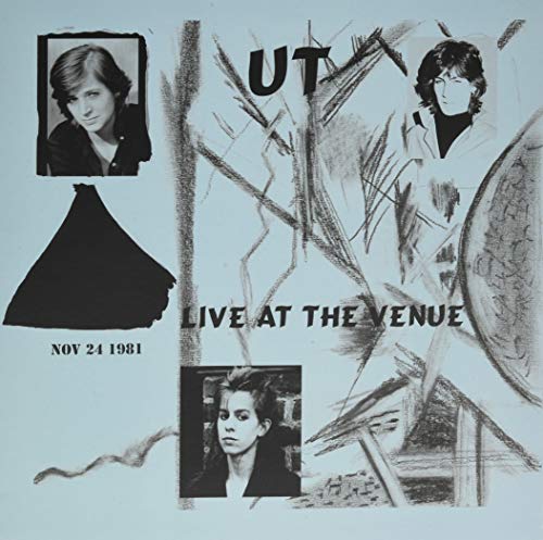 Album cover for Ut - Live At The Venue, November 1981, with portraits.