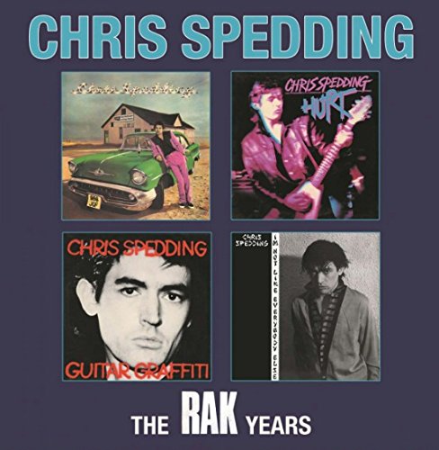 Chris Spedding "The Rak Years" 4CD boxset cover with album art collage.