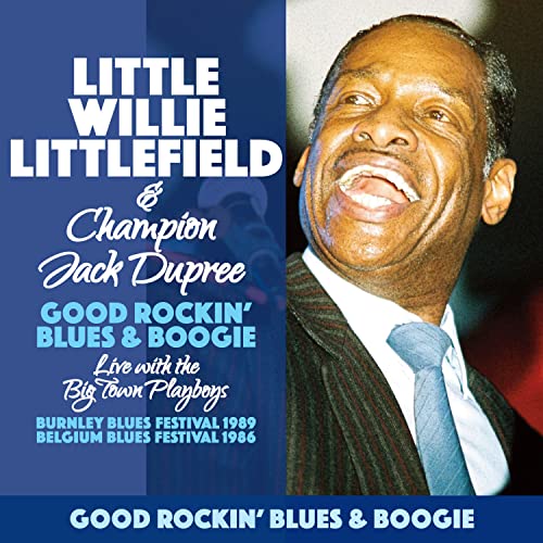 CD cover featuring Little Willie Littlefield smiling, with text details.