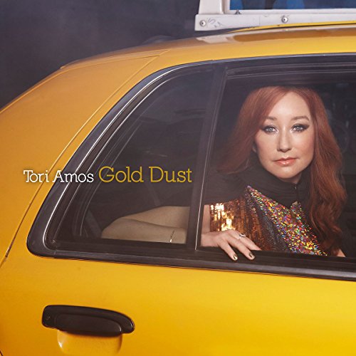 Tori Amos album cover, “Gold Dust”, showing her in a taxi window.