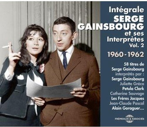CD cover featuring Serge Gainsbourg with Juliette Gréco, 1960-1962 compilation.