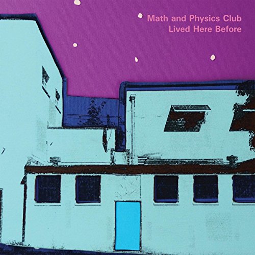 Album cover for Math and Physics Club, featuring a blue building.