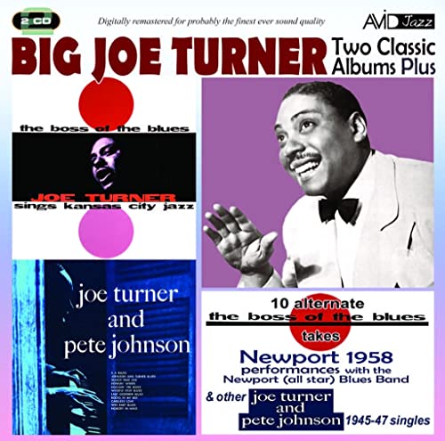 CD cover featuring Big Joe Turner’s portrait and album artwork in purple tones.
