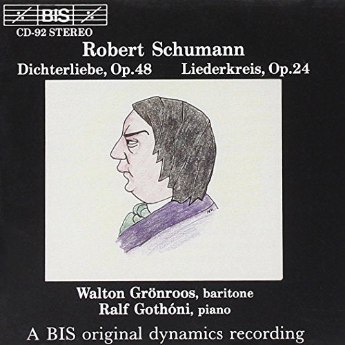 "Black CD cover with sketch of a man's profile and white text."