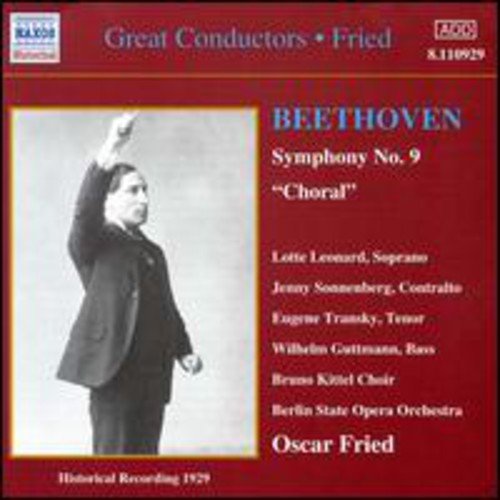 Red CD cover with conductor image and white and blue text.