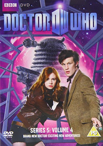 Doctor Who Series 5 DVD cover featuring the Doctor, Amy Pond, and a Dalek.