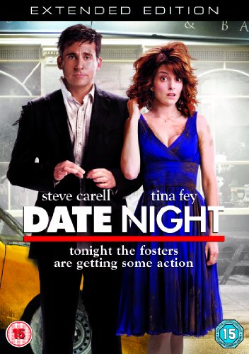 Date Night" DVD cover featuring Steve Carell and Tina Fey.