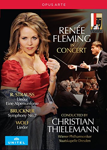 DVD cover featuring Renee Fleming in red dress holding a conductor's baton.