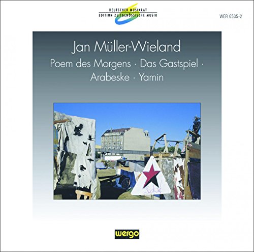 A CD cover featuring a photograph of abstract sculptures against a blue sky.