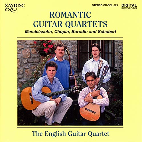 CD cover: Four musicians with guitars in front of a stone wall.