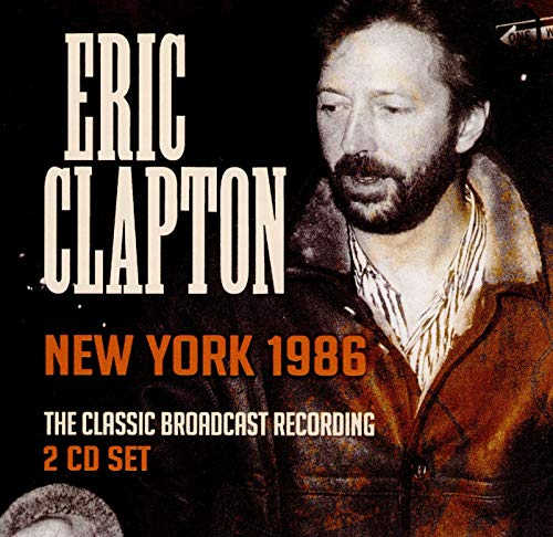 CD cover for Eric Clapton’s “New York 1986” with his portrait.