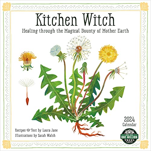 Kitchen Witch 2024 Calendar: Healing Through the Magical Bounty of Mother Earth