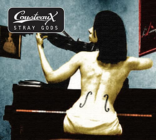 CD cover: woman playing cello, back view, sepia-toned, artistic.