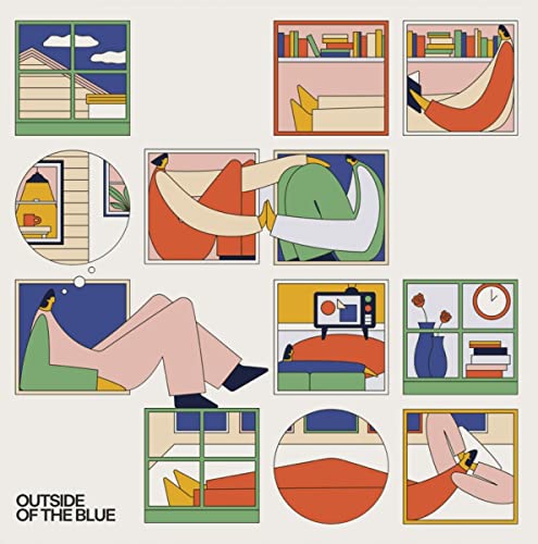 CD cover art: nine illustrated panels depicting domestic scenes and figures.
