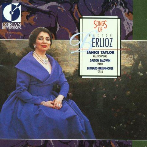 CD cover featuring Janice Taylor, a portrait, and text: "Songs of Hector Berlioz".
