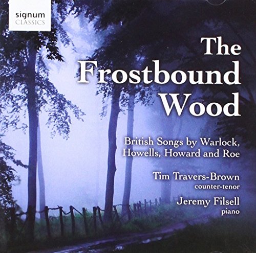 CD cover: misty forest scene with white text, "The Frostbound Wood.