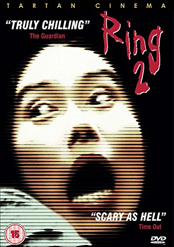 DVD cover for "Ring 2" featuring a distressed face with scanlines.