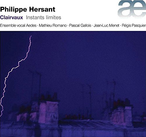 A CD cover featuring a dark blue-toned image with a lightning bolt.