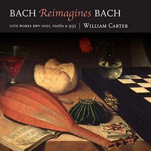"CD cover featuring a still life with a lute, cards, and sheet music."
