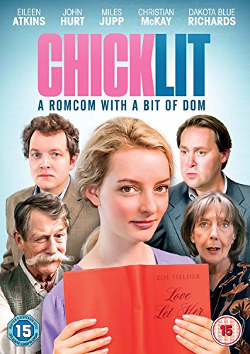 DVD cover for "Chicklit" featuring five actors and a red book.