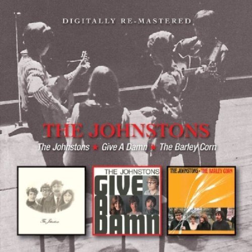 "CD cover featuring black and white band photo and three album covers."