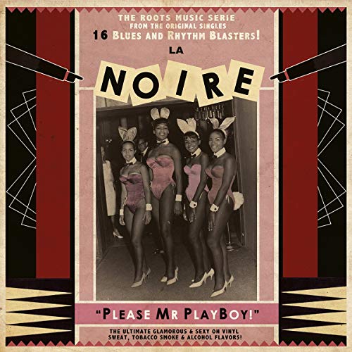 Vinyl record cover featuring vintage photo of four women in bunny costumes.