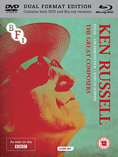Blu-ray cover for The Ken Russell Collection featuring a stylized profile of a man.