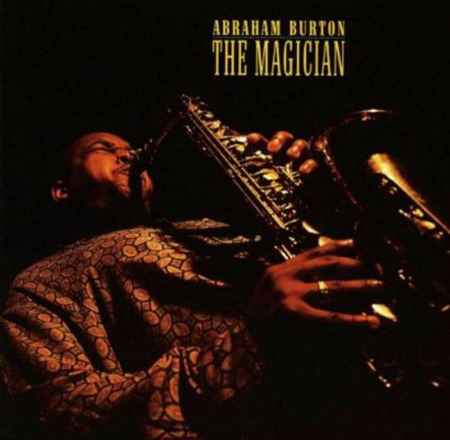 Album cover: man playing saxophone, wearing patterned shirt, against a dark background.