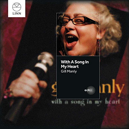 CD cover featuring a woman singing into a microphone with text overlay.