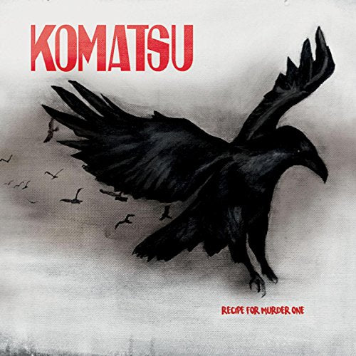 CD cover: Komatsu’s “Recipe For Murder One” featuring a black raven.