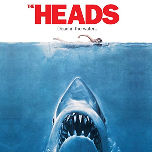CD cover: shark approaching swimmer underwater, text reads "The Heads".