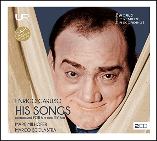 CD cover featuring a portrait of opera singer Enrico Caruso.