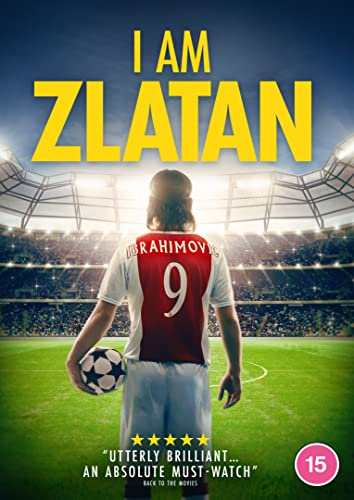 DVD cover for “I Am Zlatan” featuring a soccer player’s back.