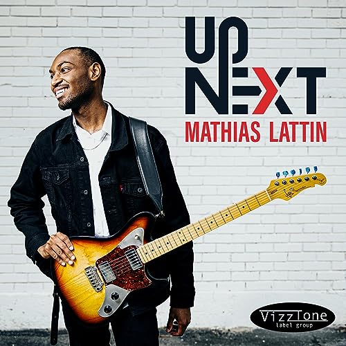 Mathias Lattin album cover featuring a smiling man with a guitar.