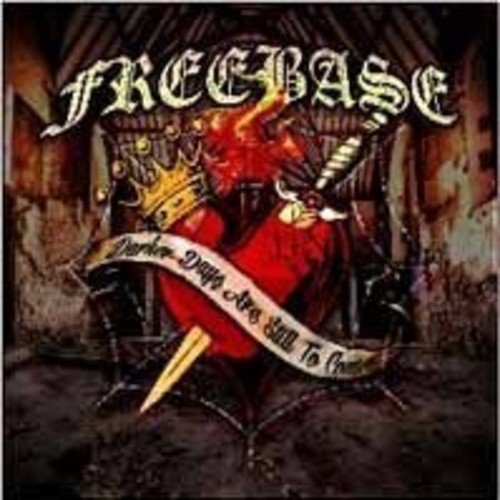 CD cover: a red heart pierced by a knife, crumbling building background.