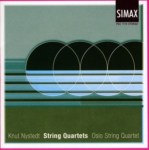 CD cover with abstract green and blue lines and overlapping circles.