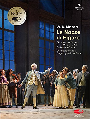 DVD cover for Mozart’s *Le Nozze di Figaro* opera performance.