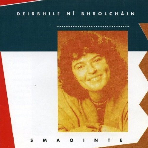 Album cover with a smiling woman's portrait and Irish text.