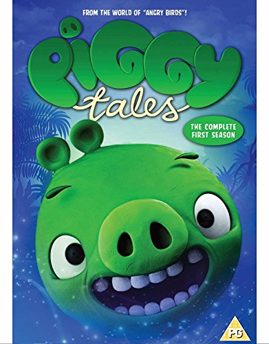 DVD cover featuring a cartoon pig's face with a wide, toothy grin against a blue background.