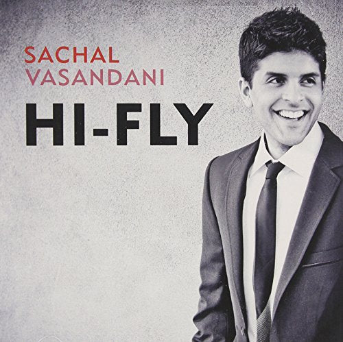 Album cover for "Hi-Fly" by Sachal Vasandani, featuring a man in a suit smiling.