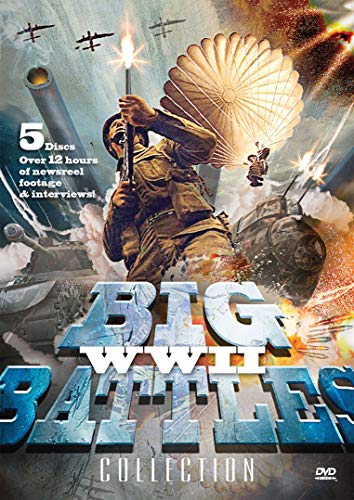 WWII soldiers, tanks, and parachutists depicted on a DVD cover.