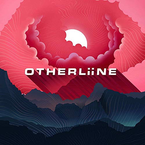 "Album cover art with mountains, clouds, and a red sky with 'OTHERLiINE' text."