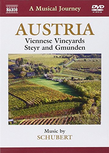 DVD cover featuring a vineyard landscape with "Austria" and "Schubert" text.