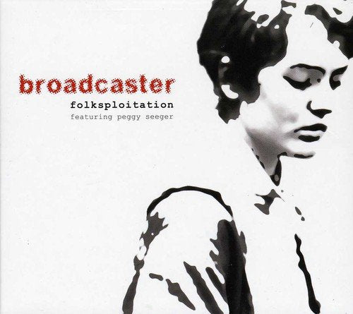 CD cover with black and white portrait and red and black text on white background.