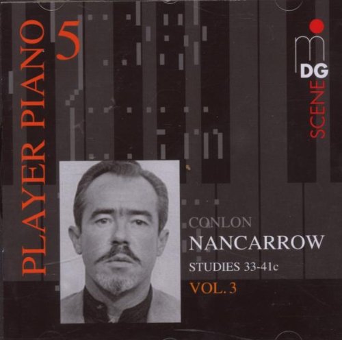 CD cover with a black background and a man's portrait.