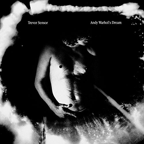 Black and white album cover featuring a shirtless man surrounded by smoke.