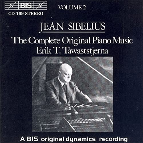 CD cover featuring pianist Erik Tawaststjerna and composer Jean Sibelius.