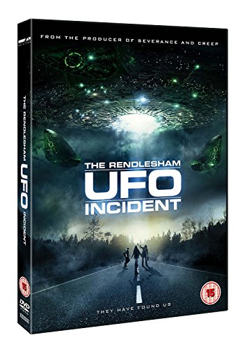 DVD case for "The Rendlesham UFO Incident" with a UFO on the cover.